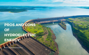 Aerial view of Hydroelectric Dam