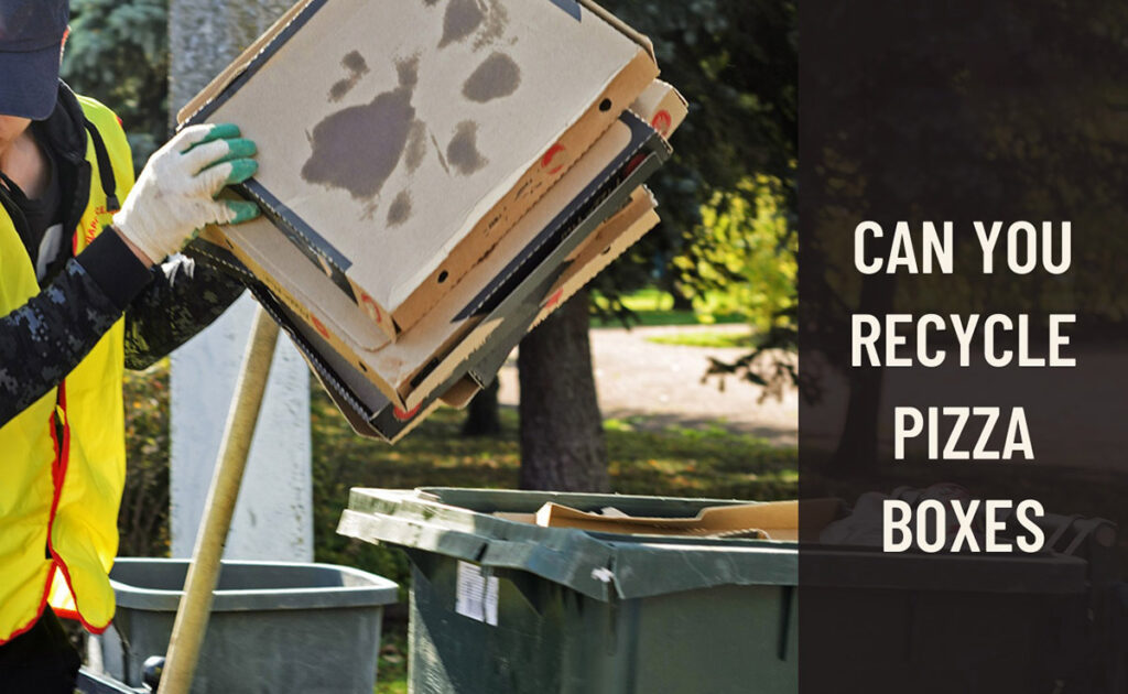 Put Pizza Boxes In trash can