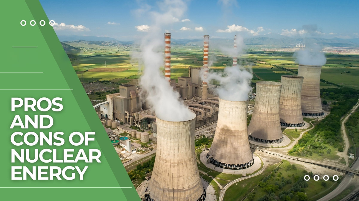 area view Nuclear Energy plant