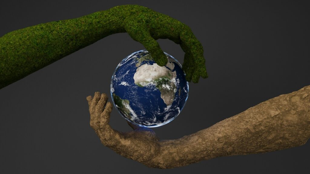 small earth globe
