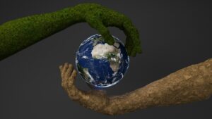 small earth globe