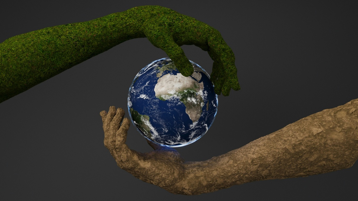 small earth globe