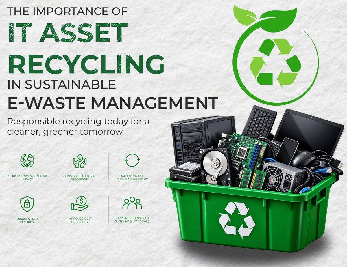 Importance of IT Asset Recycling in Sustainable E-Waste Management